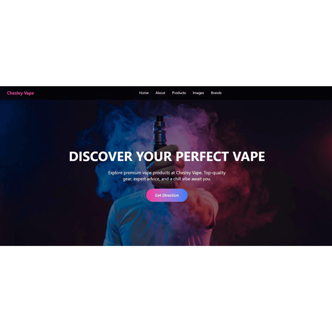 Chesley Vape — responsive Canadian vape shop storefront built with Next.js