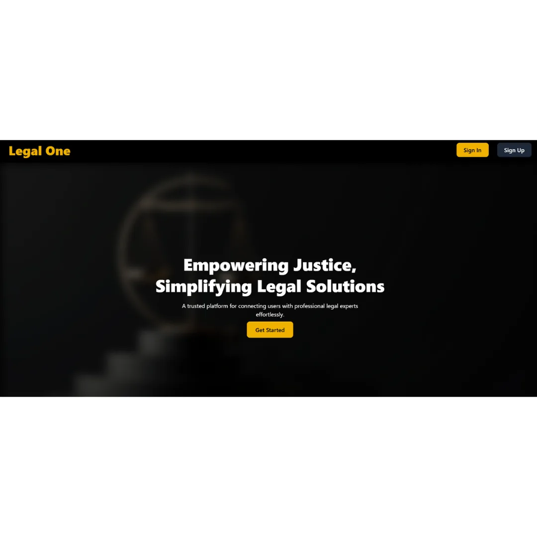 LegalOne: full-stack legal services platform with real-time messaging